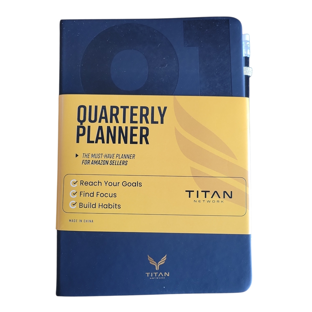 TITAN Black Quarterly Planner